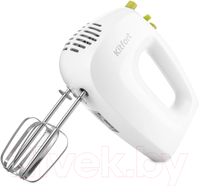 Миксер ручной Kitfort KT-3071-2 (белый/салатовый) - фото