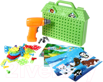 Конструктор Эврики Веселые зверята / 5189629 - фото