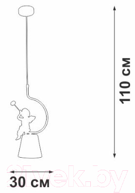 Потолочный светильник Vitaluce V2972-0/1S