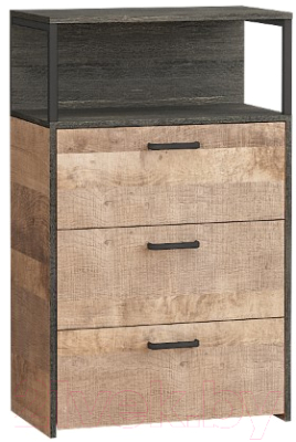 Комод Mobi Трувор 13.307.02 (дуб гранж песочный К356/интра) - фото