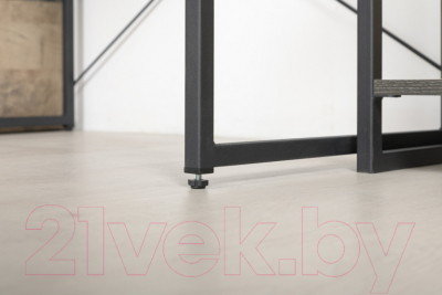 Шкаф-пенал с витриной Mobi Трувор 13.205 (дуб гранж песочный К356/интра)