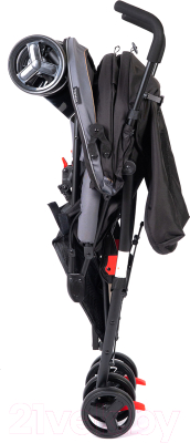 Детская прогулочная коляска Tomix Kika / HP-311 (черный/серый)