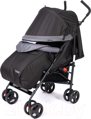 Детская прогулочная коляска Tomix Kika / HP-311 (черный/серый)