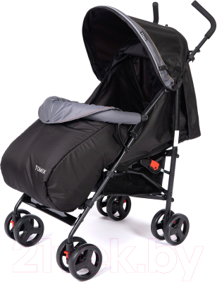 Детская прогулочная коляска Tomix Kika / HP-311 (черный/серый)