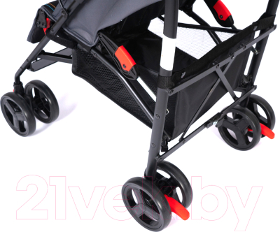 Детская прогулочная коляска Tomix Kika / HP-311 (черный/серый)