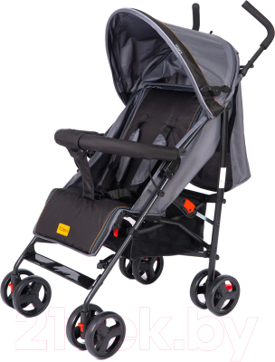 Детская прогулочная коляска Tomix Kika / HP-311 (серый/черный) - фото