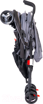 Детская прогулочная коляска Tomix Kika / HP-311 (серый/черный)