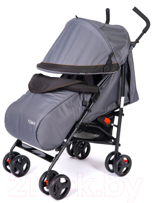 Детская прогулочная коляска Tomix Kika / HP-311 (серый/черный)