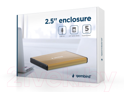 Бокс для жесткого диска Gembird EE2-U3S-3-GL