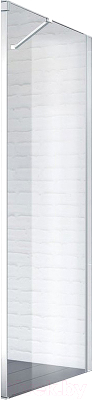 Душевая стенка BelBagno MARMI-80-FIX-C-Cr - фото