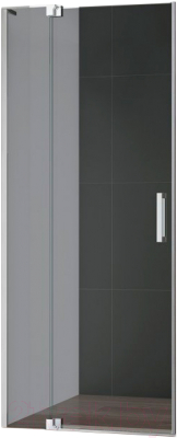 Душевая дверь Cezares SLIDER-B-1-70/80-GRIGIO-Cr - фото