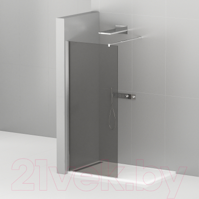 Душевая стенка Cezares LIBERTA-L-1-25-GR-Cr