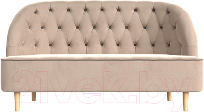 Диван Лига Диванов Амиса 303 / 109827 (велюр, бежевый)