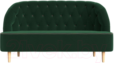 Диван Лига Диванов Амиса 303 / 109830 (велюр, зеленый)