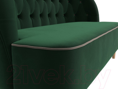 Диван Лига Диванов Амиса 303 / 109830 (велюр, зеленый)