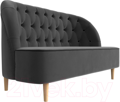 Диван Лига Диванов Амиса 303 / 109832 (велюр, серый)