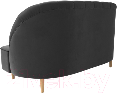 Диван Лига Диванов Амиса 303 / 109832 (велюр, серый)