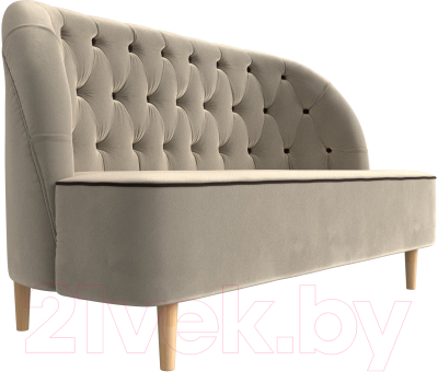 Диван Лига Диванов Амиса 303 / 109835 (микровельвет, бежевый)