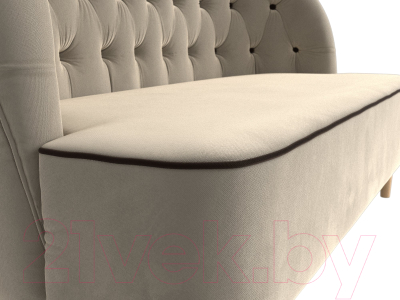 Диван Лига Диванов Амиса 303 / 109835 (микровельвет, бежевый)