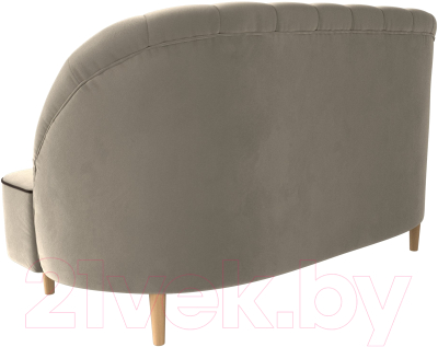 Диван Лига Диванов Амиса 303 / 109835 (микровельвет, бежевый)