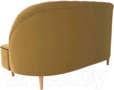 Диван Лига Диванов Амиса 303 / 109837 (микровельвет, желтый)