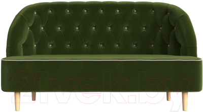 Диван Лига Диванов Амиса 303 / 109838 (микровельвет, зеленый)