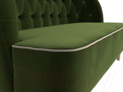 Диван Лига Диванов Амиса 303 / 109838 (микровельвет, зеленый)