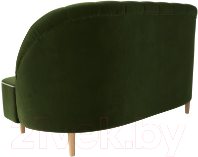 Диван Лига Диванов Амиса 303 / 109838 (микровельвет, зеленый)