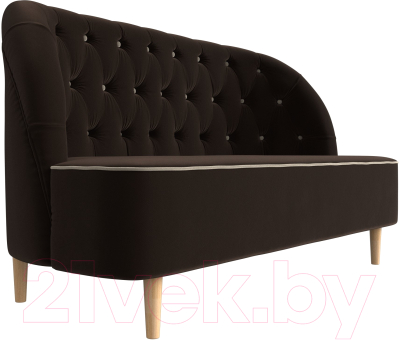 Диван Лига Диванов Амиса 303 / 109840 (микровельвет, коричневый)