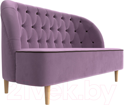 Диван Лига Диванов Амиса 303 / 109841 (микровельвет, сиреневый)