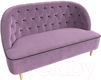 Диван Лига Диванов Амиса 303 / 109841 (микровельвет, сиреневый)