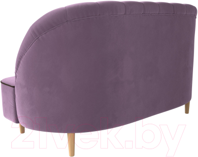 Диван Лига Диванов Амиса 303 / 109841 (микровельвет, сиреневый)