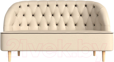 Диван Лига Диванов Амиса 303 / 109847 (экокожа, бежевый)