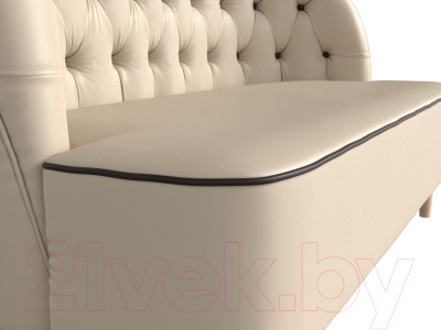 Диван Лига Диванов Амиса 303 / 109847 (экокожа, бежевый)