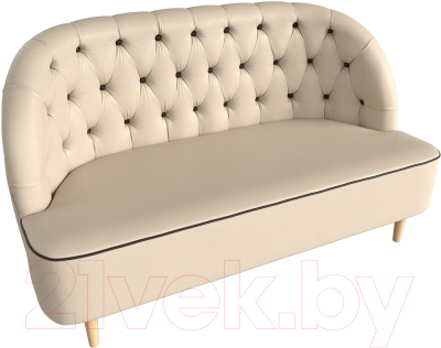 Диван Лига Диванов Амиса 303 / 109847 (экокожа, бежевый)