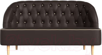 Диван Лига Диванов Амиса 303 / 109849 (экокожа, коричневый)