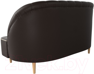 Диван Лига Диванов Амиса 303 / 109849 (экокожа, коричневый)