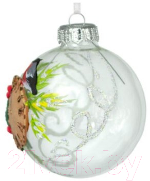 Шар новогодний Грай Часы ШБ80-15