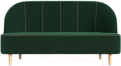 Тахта Лига Диванов Фелини 305 / 109856 (велюр, зеленый)