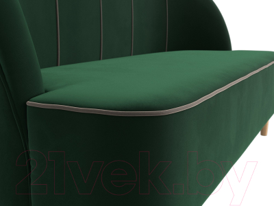 Тахта Лига Диванов Фелини 305 / 109856 (велюр, зеленый)