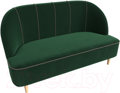 Тахта Лига Диванов Фелини 305 / 109856 (велюр, зеленый)