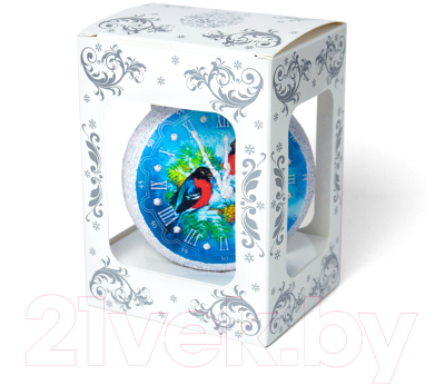 Елочная игрушка Грай Медальон-Снегири Ф-129