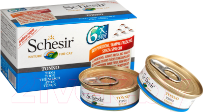 Влажный корм для кошек Schesir Tuna - фото
