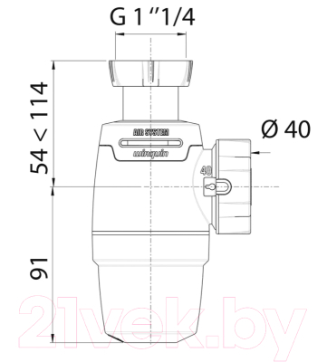 Сифон Wirquin 30987069
