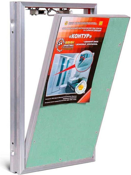 Люк под плитку Практика Контур 2.0 - фото