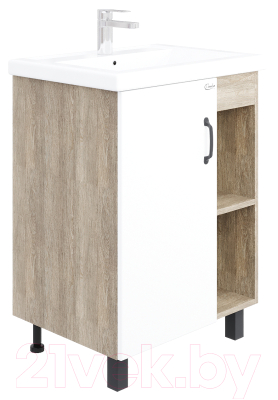 Тумба с умывальником Onika Тимбер 60.01 106115 + Фостер 60 - фото