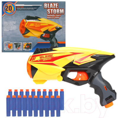Бластер игрушечный Наша игрушка С мягкими пулями / 7039