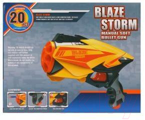 Бластер игрушечный Наша игрушка С мягкими пулями / 7039