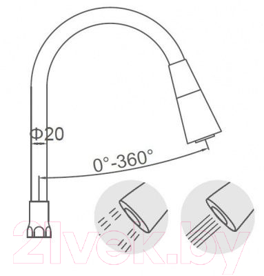 Излив Ledeme L7507-2