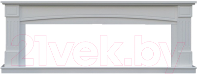 Портал для камина Смолком Boston V60 (бьянко белый) - фото